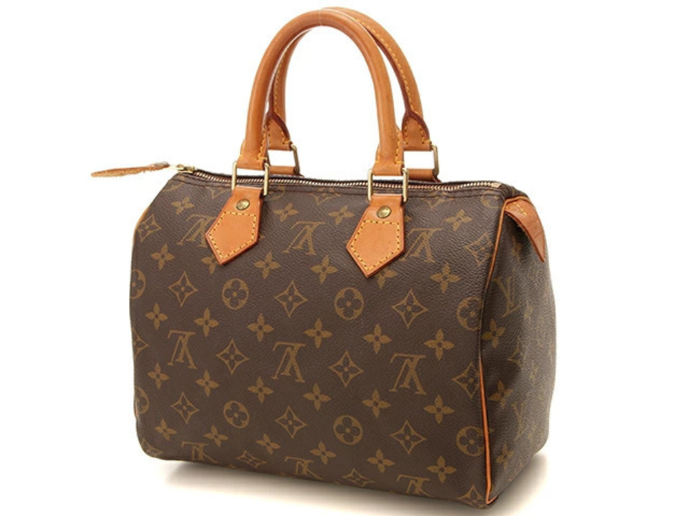 Louis Vuitton Monogram Handbag Speedy Brown
